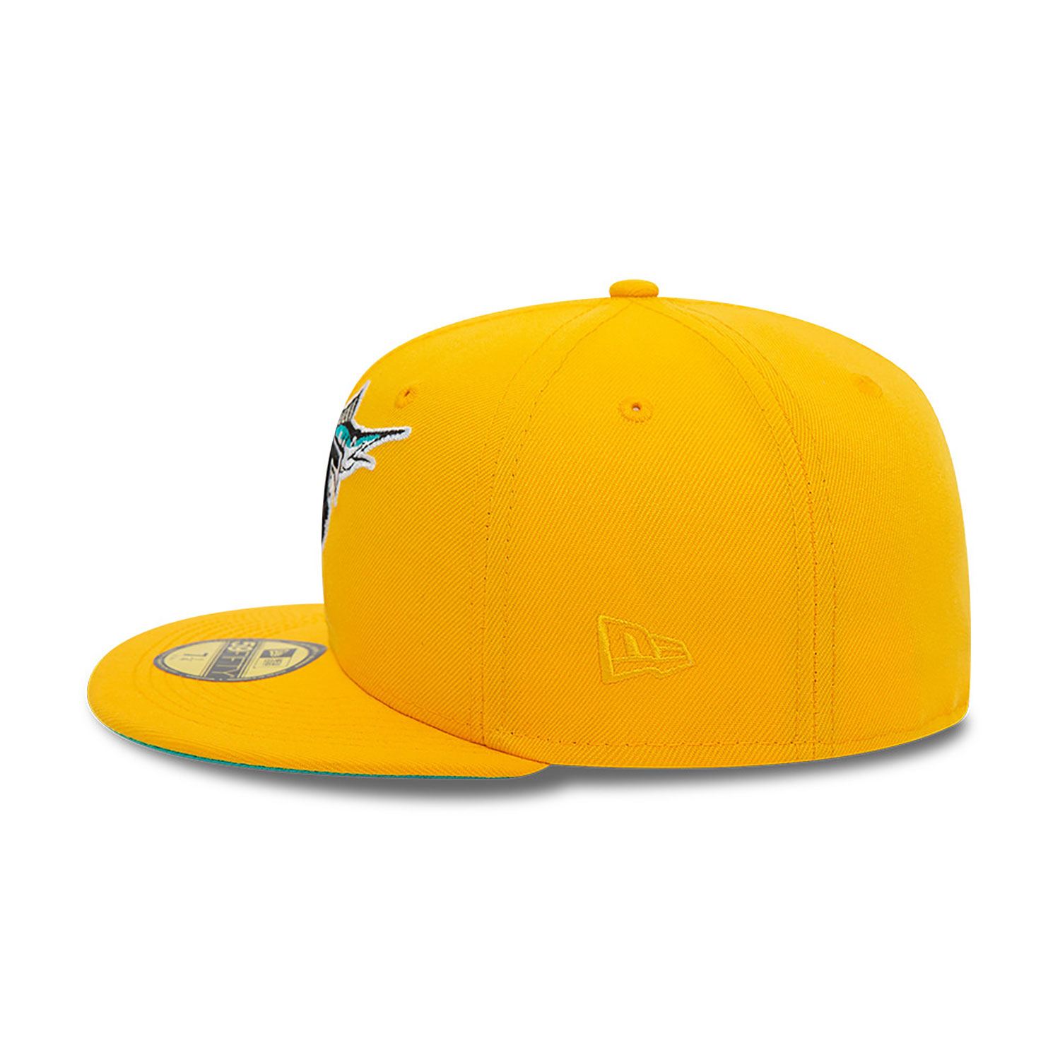 Miami Marlins MLB Sunshine Melody Yellow 59FIFTY Fitted Cap