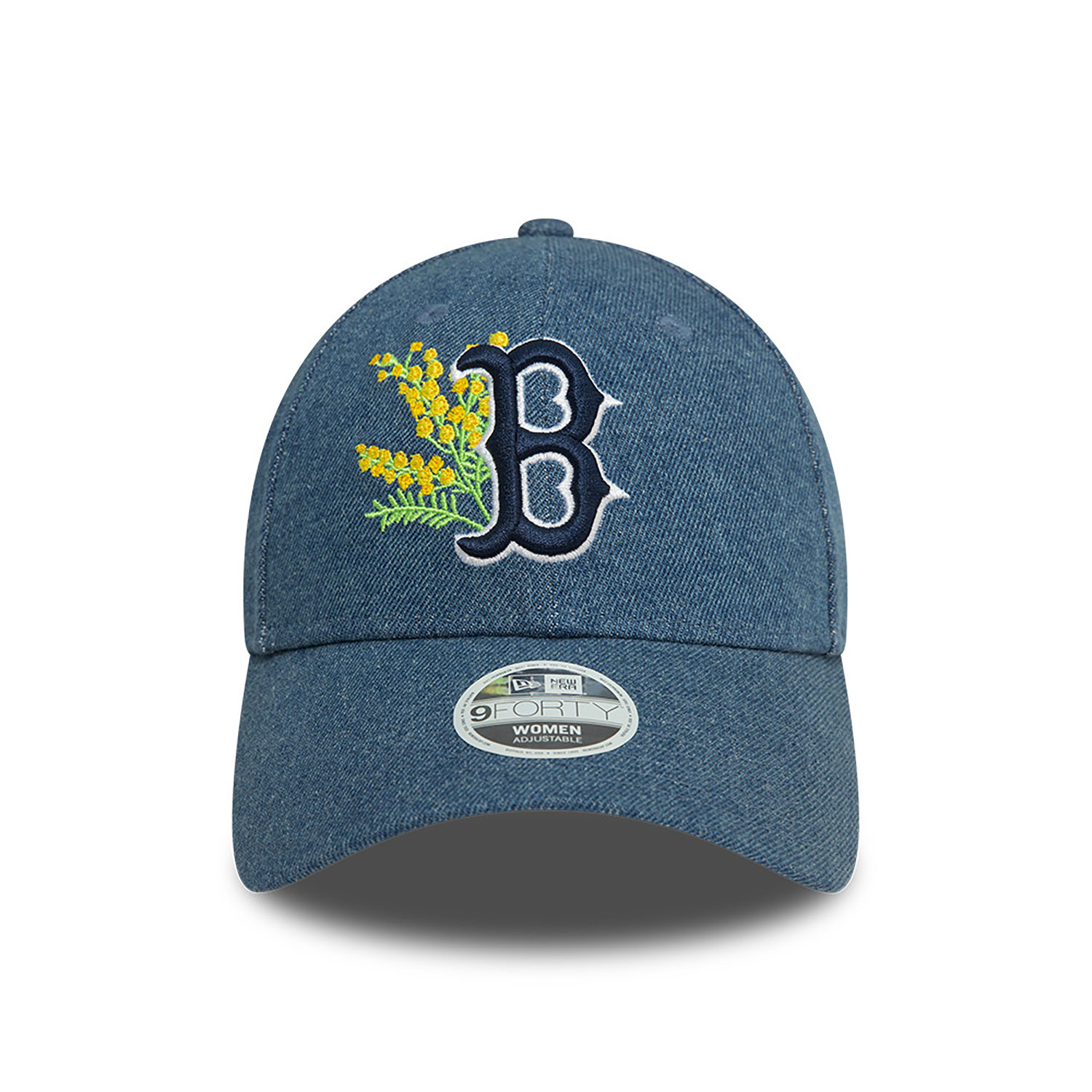Boston Red Sox Womens Denim Mimosa Blue 9FORTY Adjustable Cap