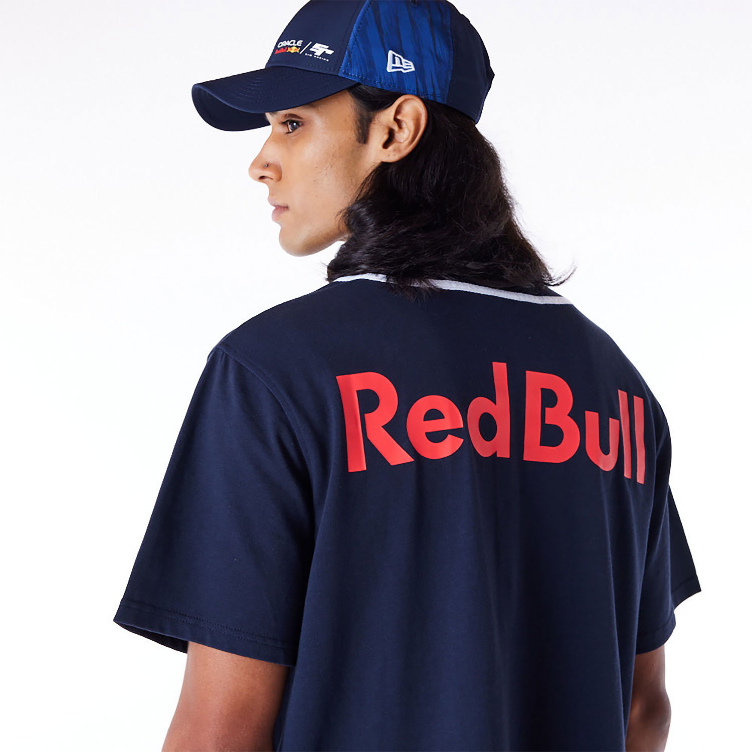 Red Bull Sim Racing Navy Baseball Jersey