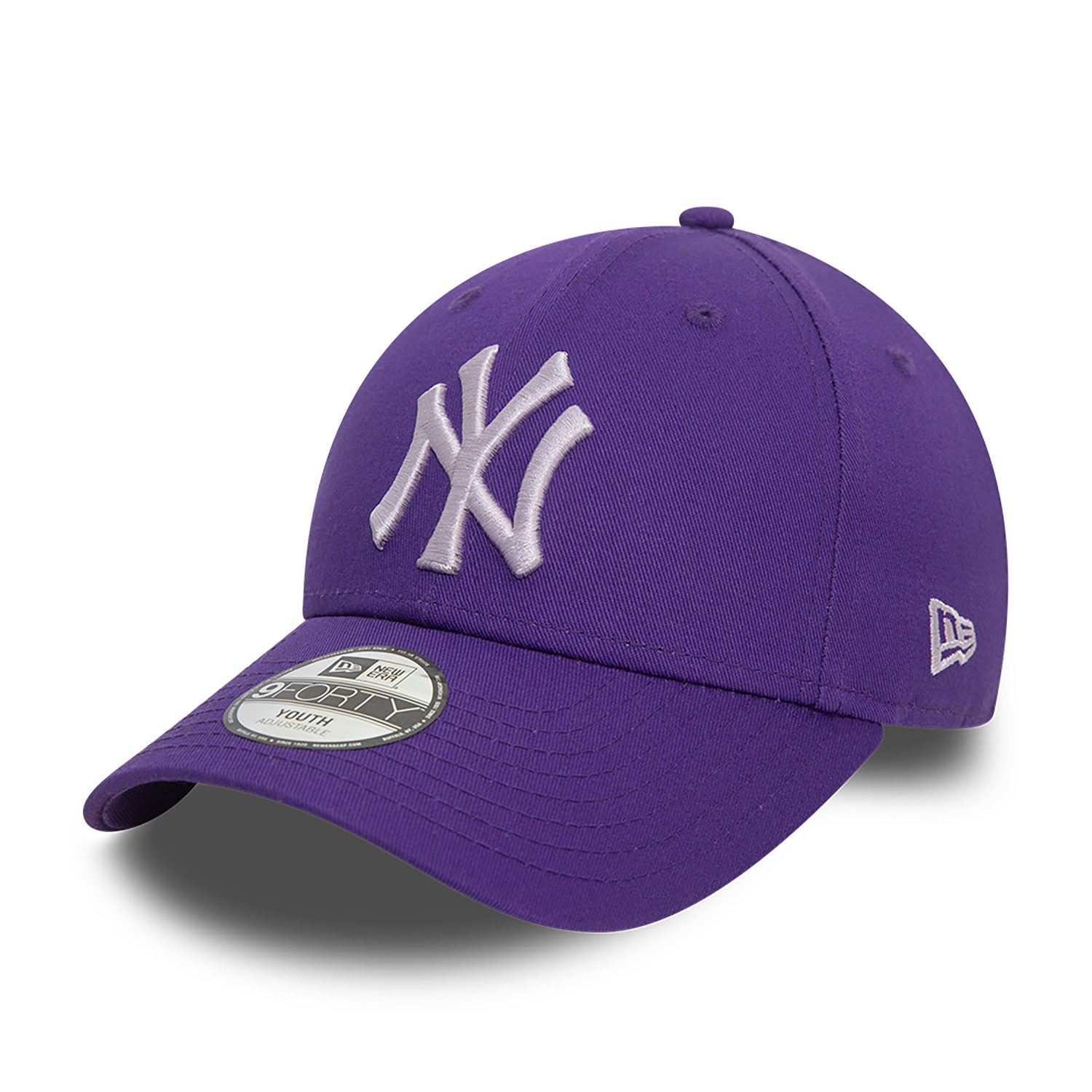 New York Yankees Youth Purple Icon Purple 9FORTY Adjustable Cap