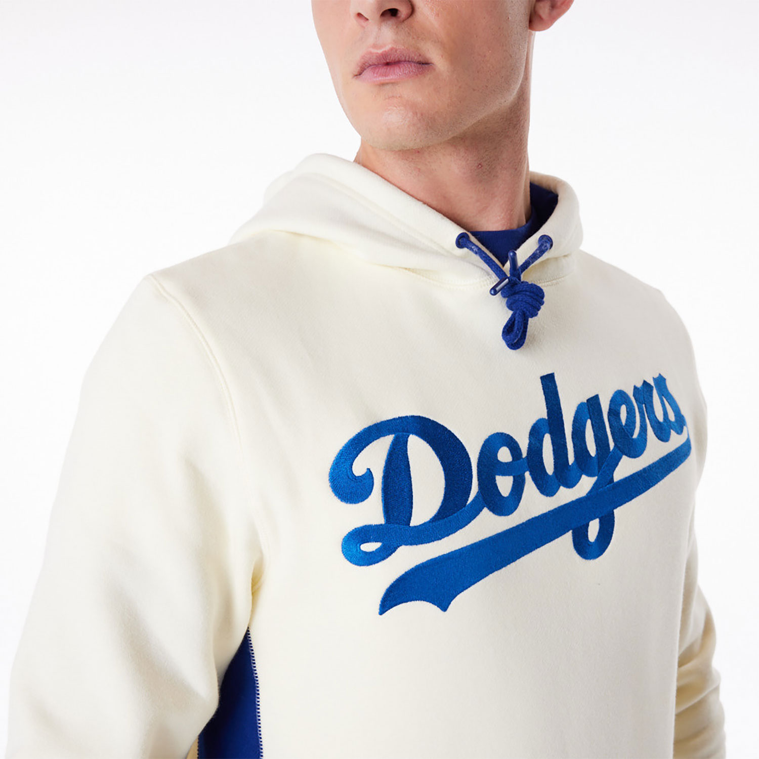 LA Dodgers MLB Chrome White Pullover Hoodie