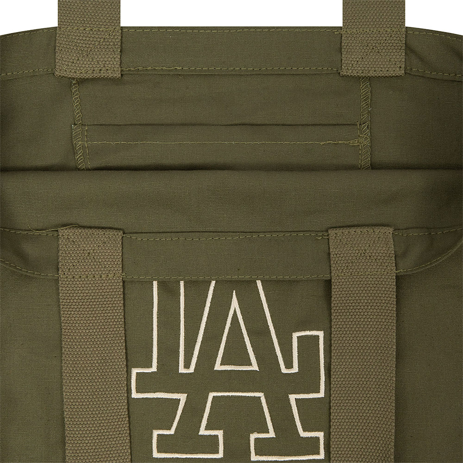 LA Dodgers MLB Green Canvas Tote Bag