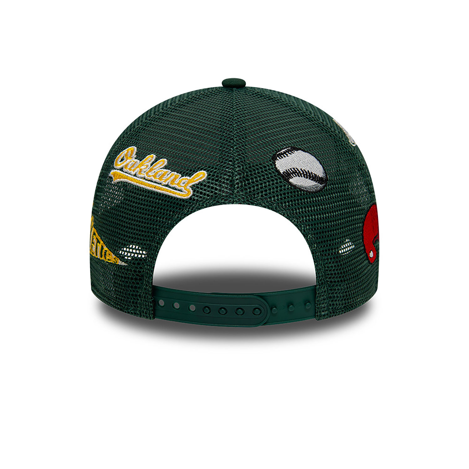 Oakland Athletics Team Patch Dark Green E-Frame Trucker Cap