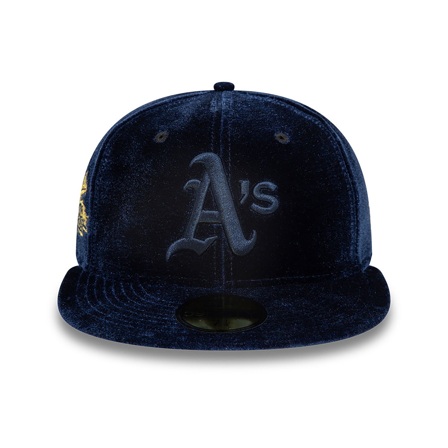Oakland Athletics Midnight Velour Navy 59FIFTY Fitted Cap