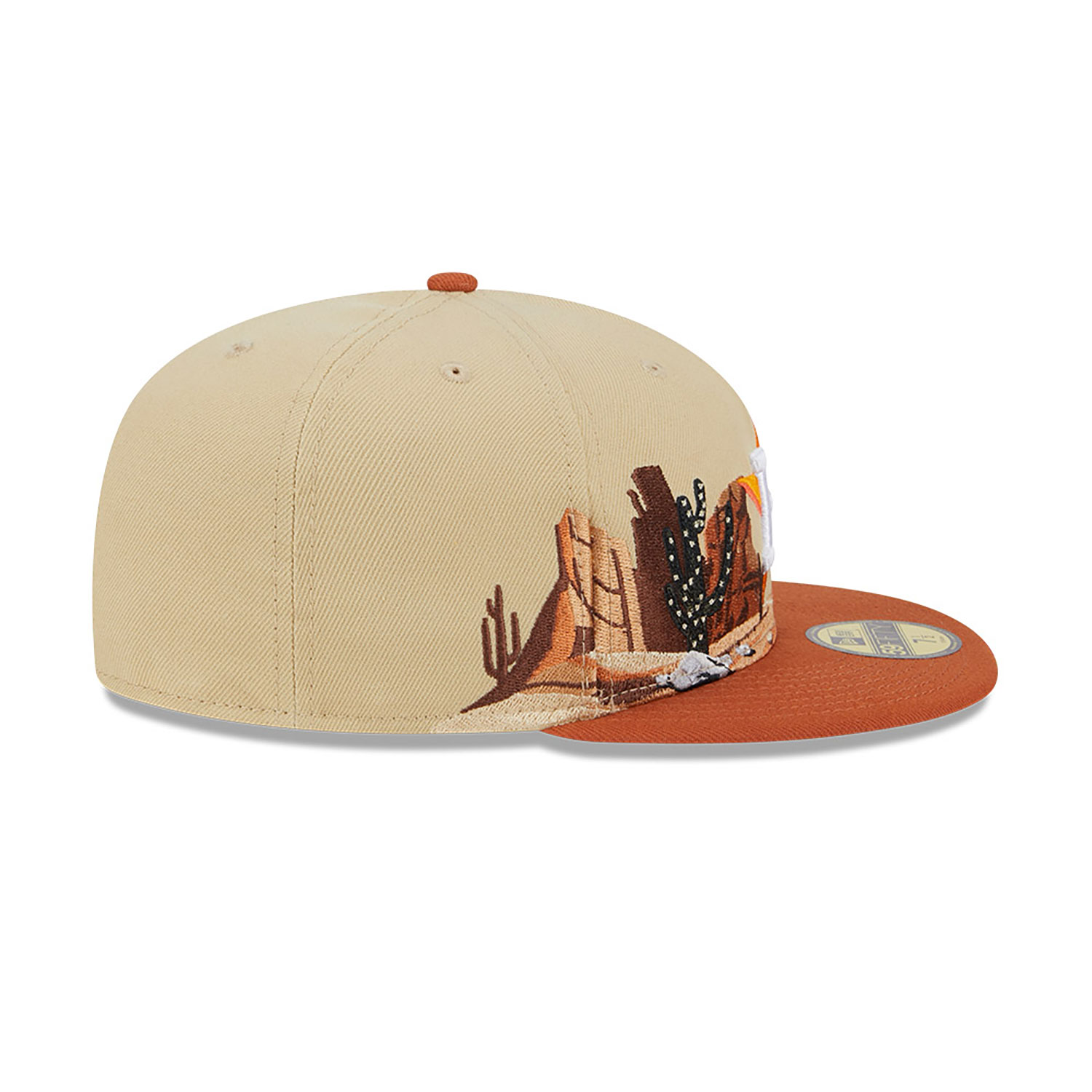 Houston Astros Team Landscape Light Beige 59FIFTY Fitted Cap