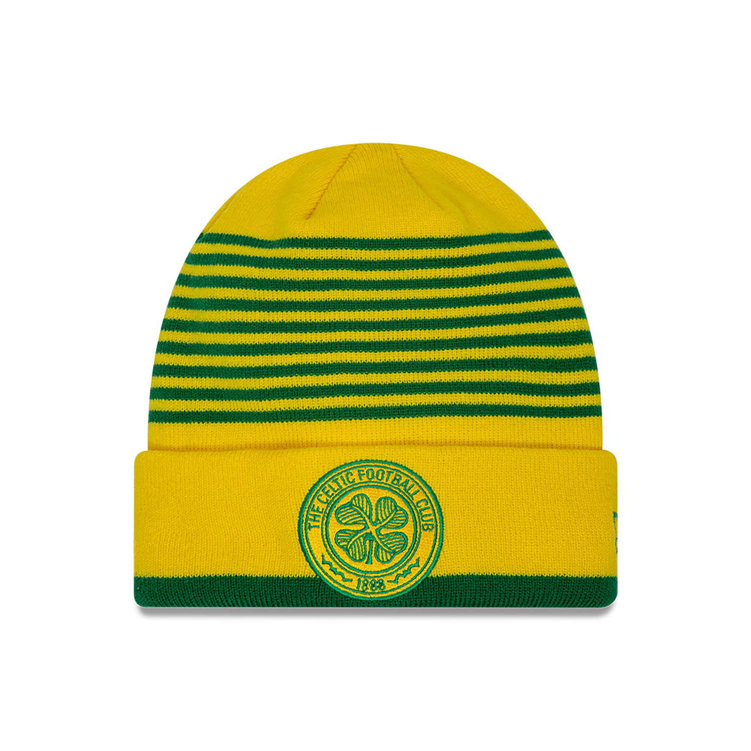 Celtic FC Retro Pack Yellow Cuff Knit Beanie Hat