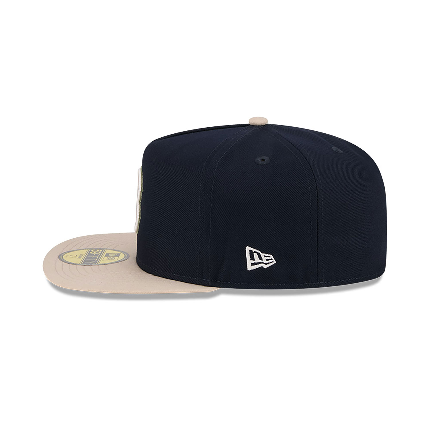 Boston Red Sox Canvas Navy 59FIFTY Fitted A-Frame Cap