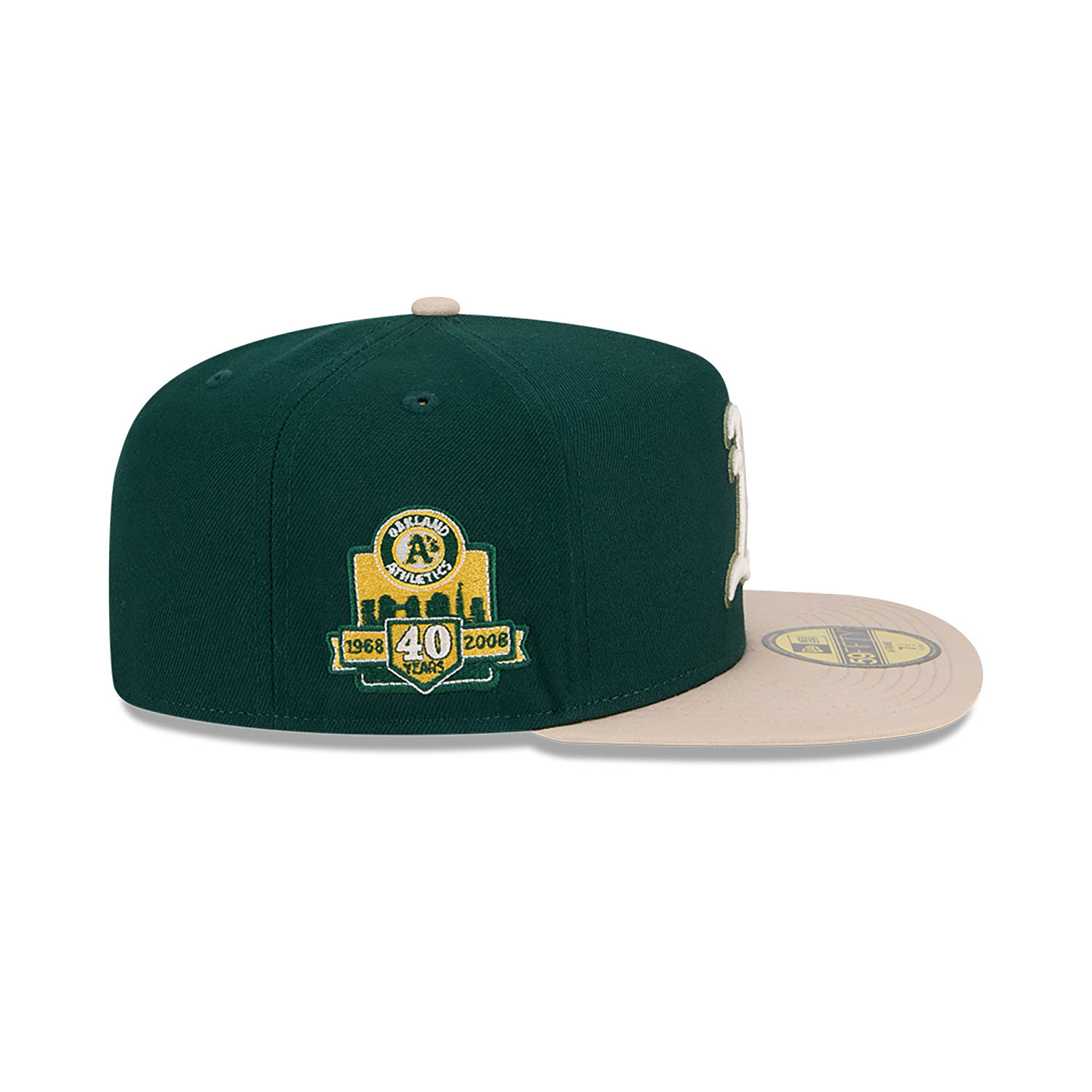 Oakland Athletics Canvas Dark Green 59FIFTY Fitted A-Frame Cap