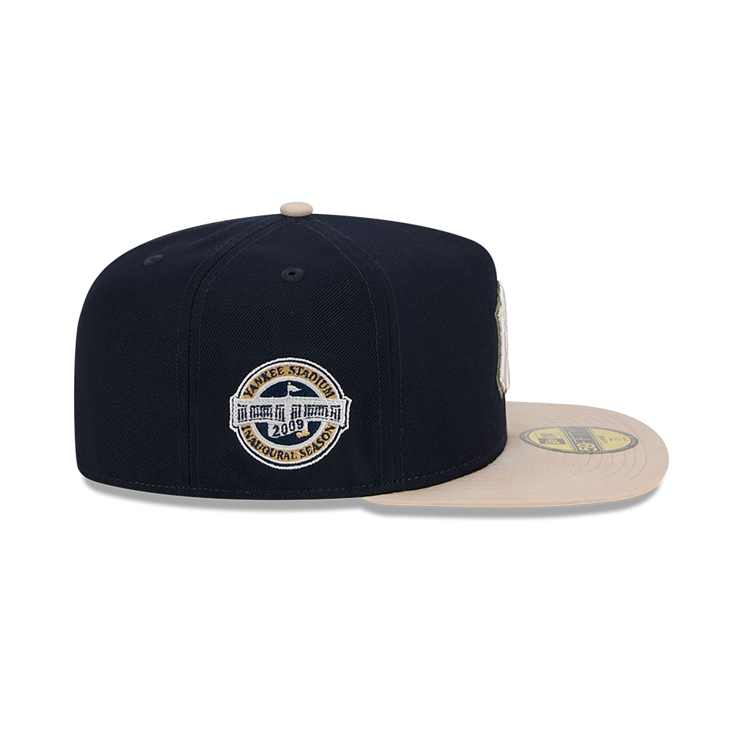New York Yankees Canvas Navy 59FIFTY Fitted A-Frame Cap
