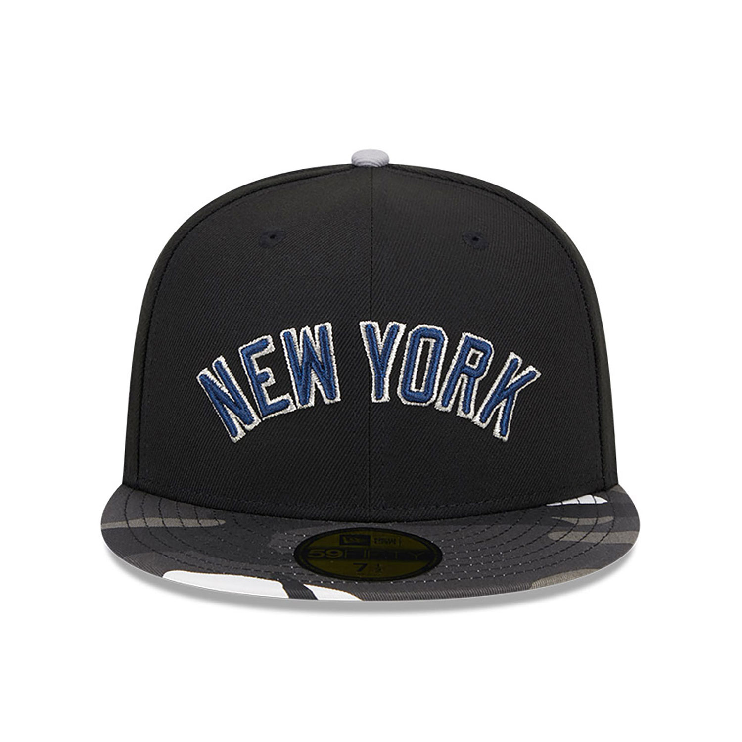 New York Yankees Metallic Camo Black 59FIFTY Fitted Cap