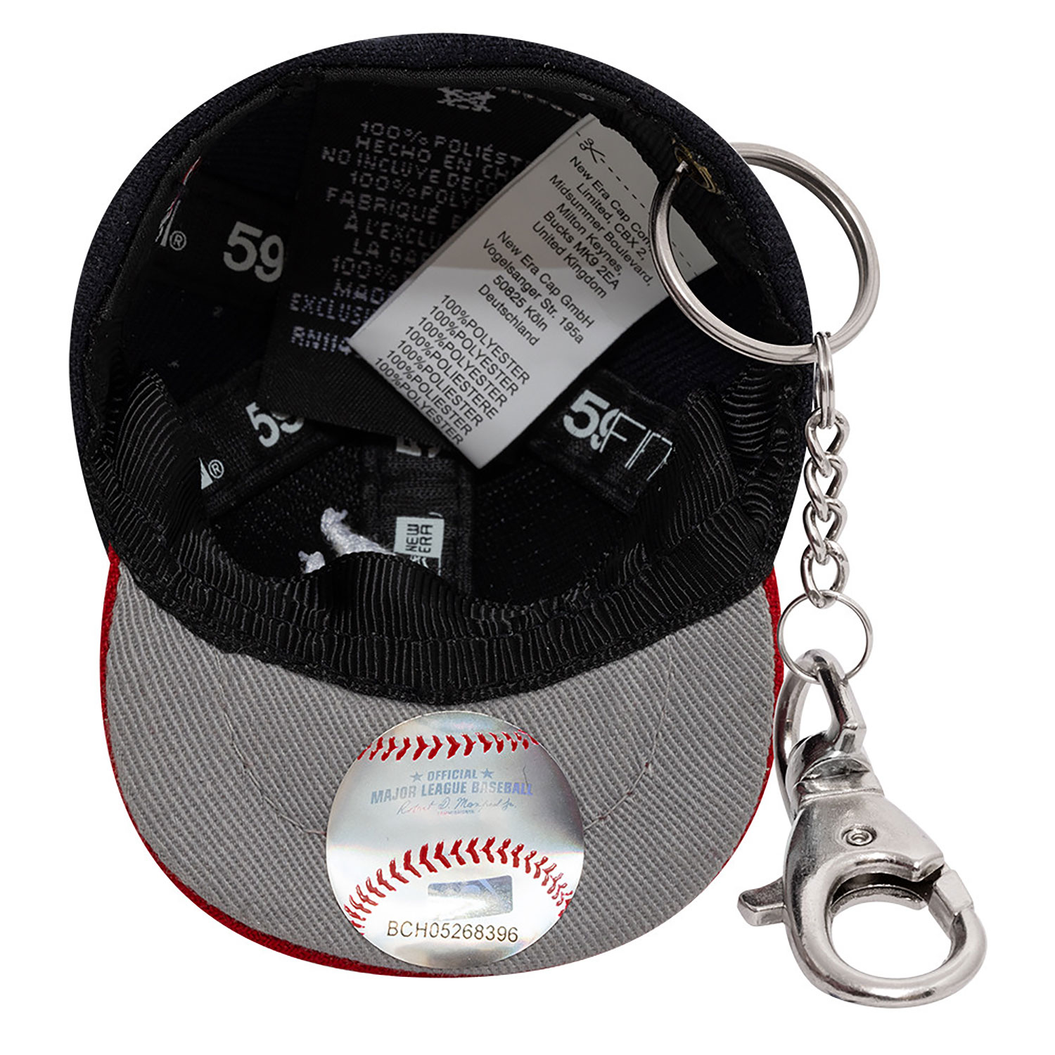 Atlanta Braves MLB Mini Cap Navy Key Chain