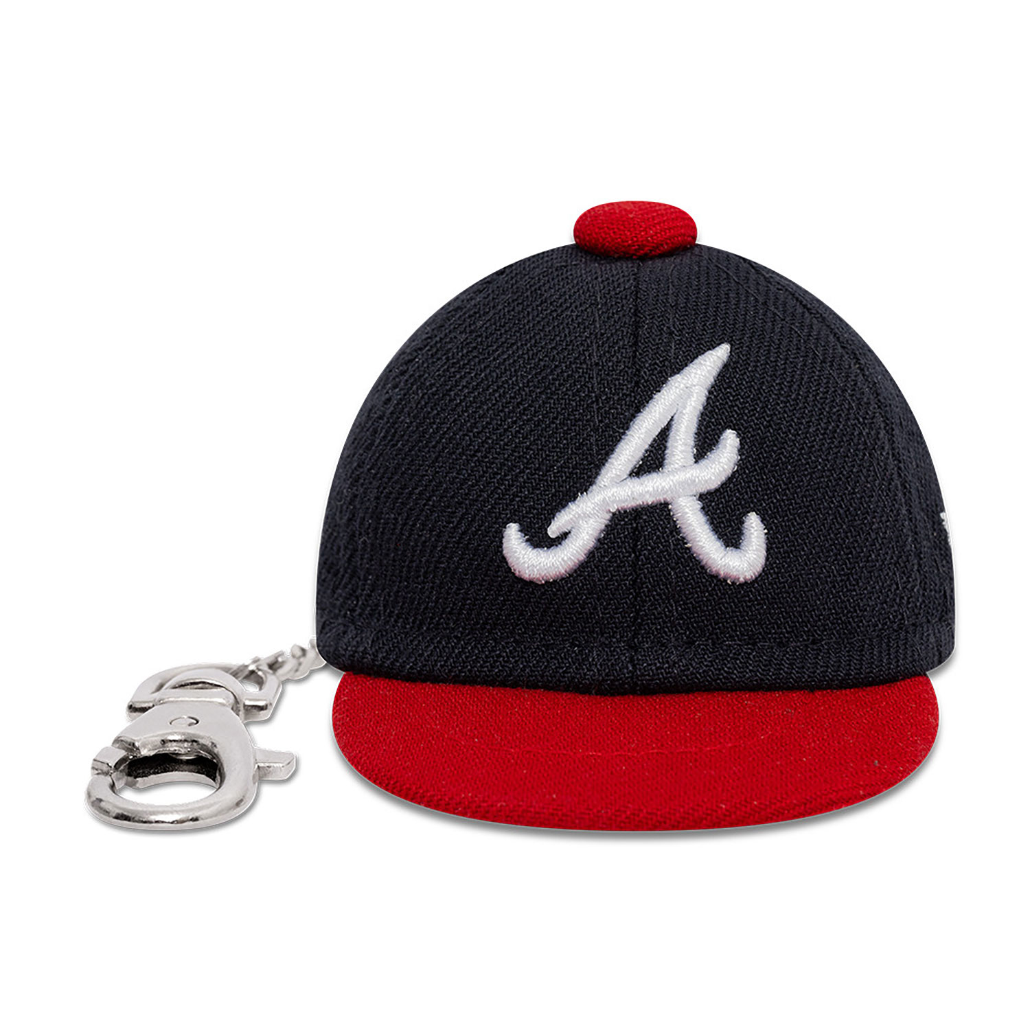 Atlanta Braves MLB Mini Cap Navy Key Chain