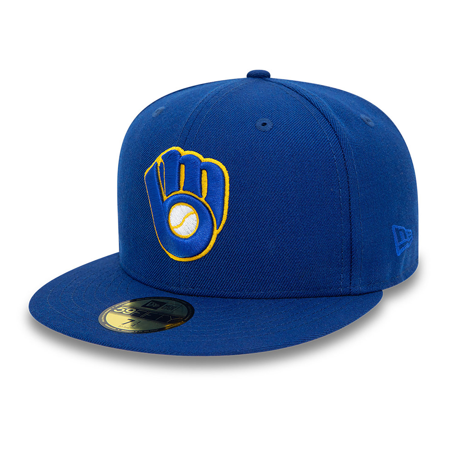 Milwaukee Brewers MLB Off-Season Blue 59FIFTY Fitted Cap