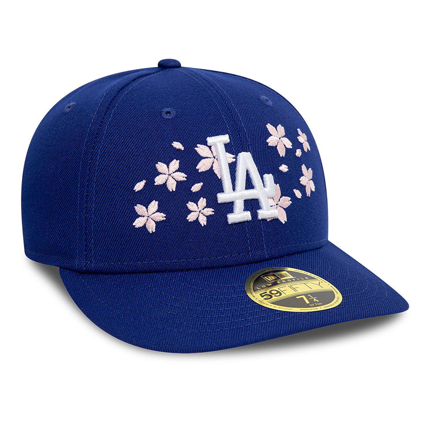 LA Dodgers Cherry Blossom Dark Blue Low Profile 59FIFTY Fitted Cap