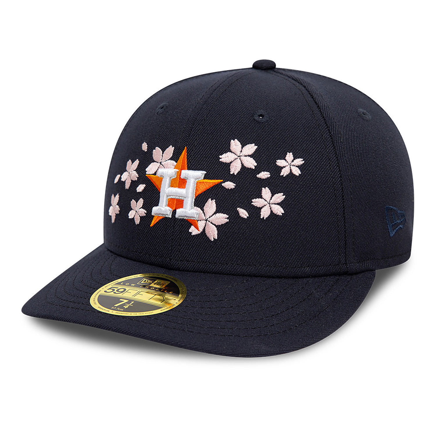 Houston Astros Cherry Blossom Navy Low Profile 59FIFTY Fitted Cap