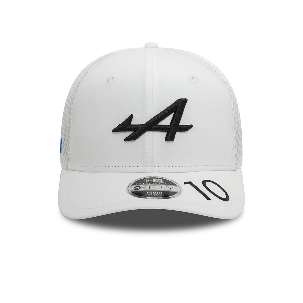 Alpine Racing Youth Pierre Gasly White 9FIFTY Original Fit Snapback Cap