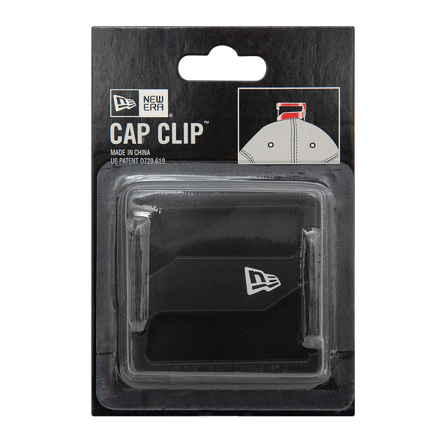 New Era Black Cap Clip