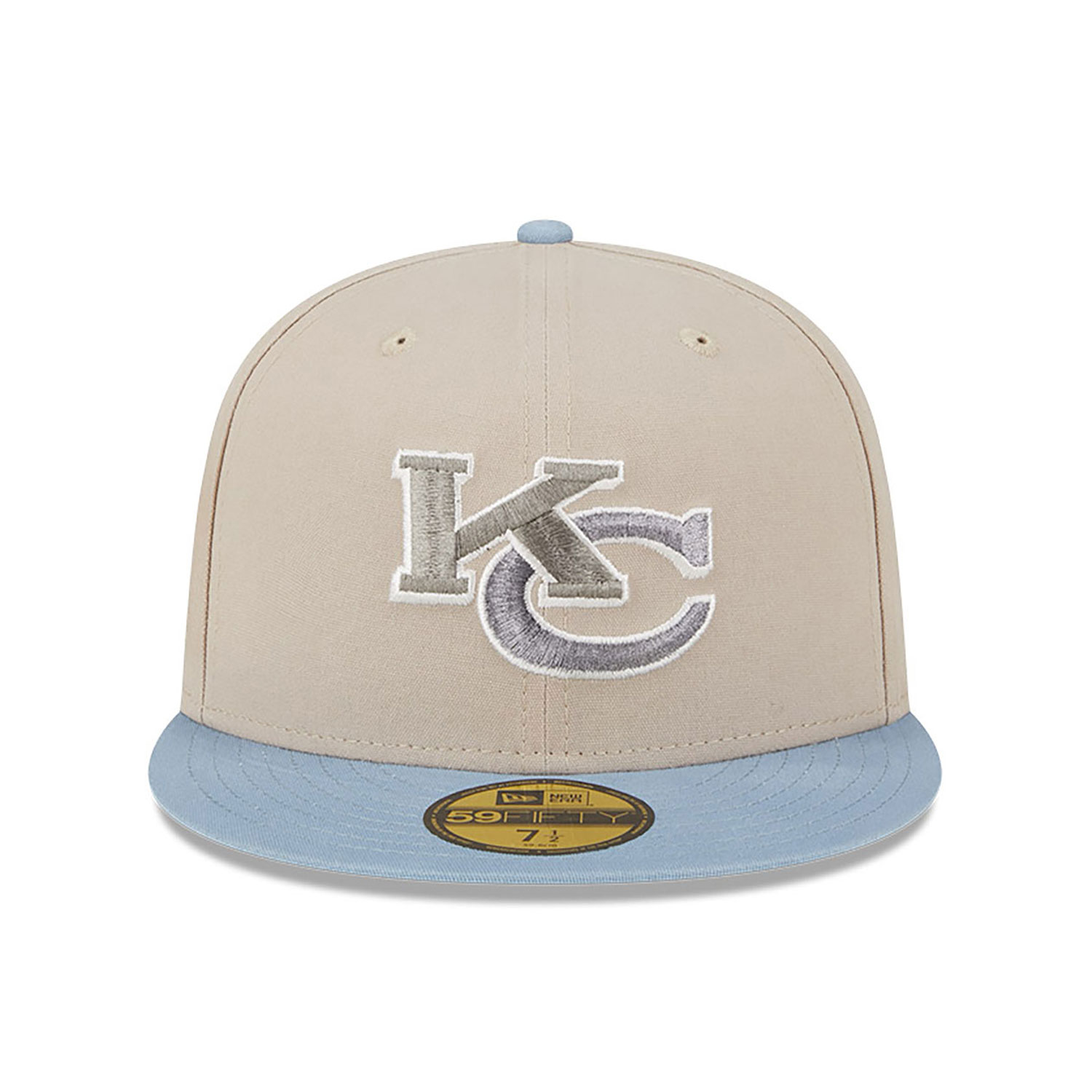 Kansas City Chiefs Brush Twill Stone 59FIFTY Fitted Cap
