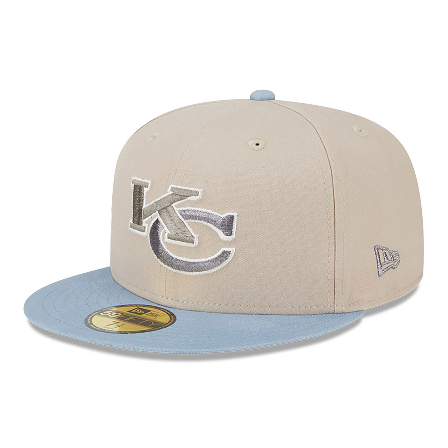 Kansas City Chiefs Brush Twill Stone 59FIFTY Fitted Cap