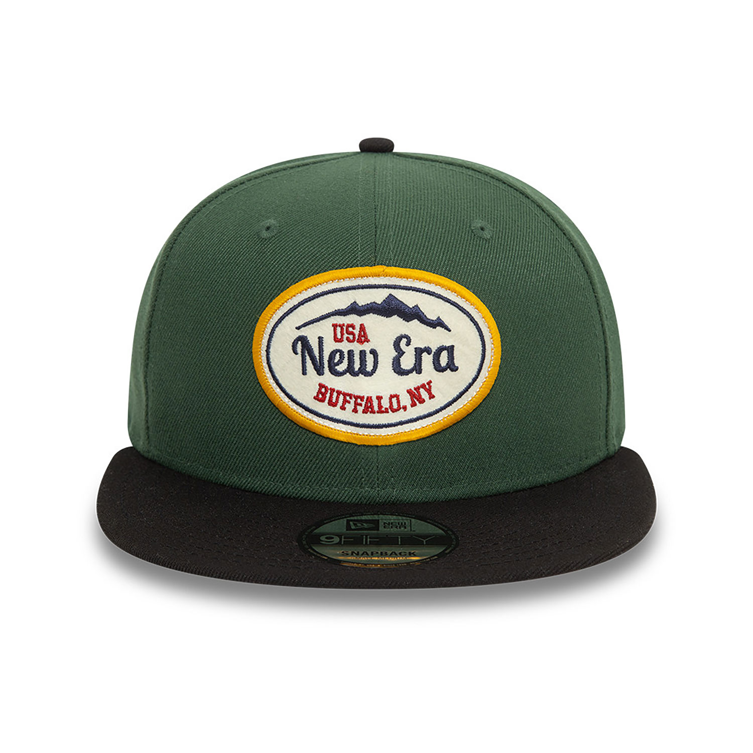 New Era Oval Patch Dark Green 9FIFTY Snapback Cap