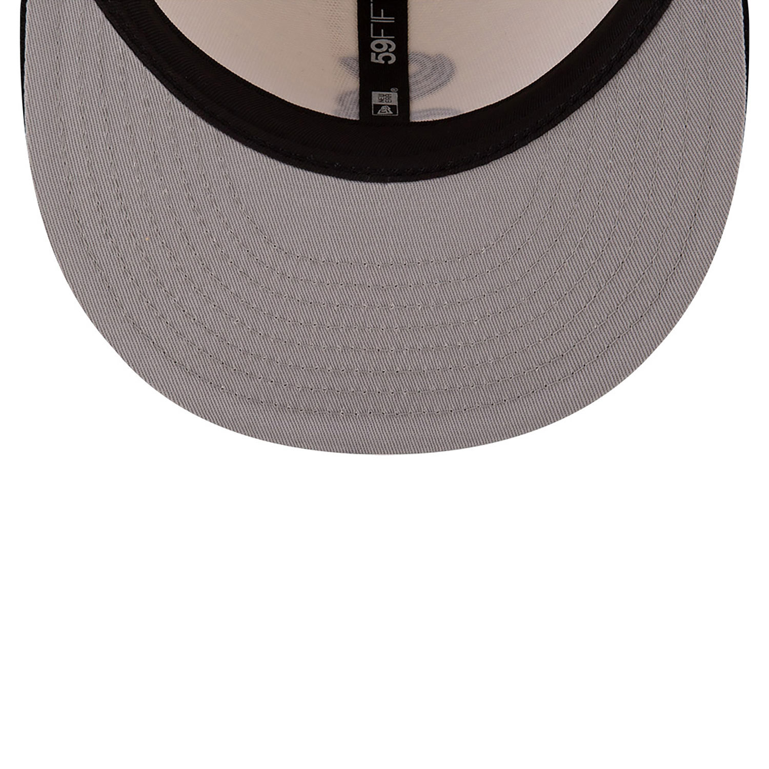 Chicago White Sox Leather Visor Chrome White 59FIFTY Fitted Cap