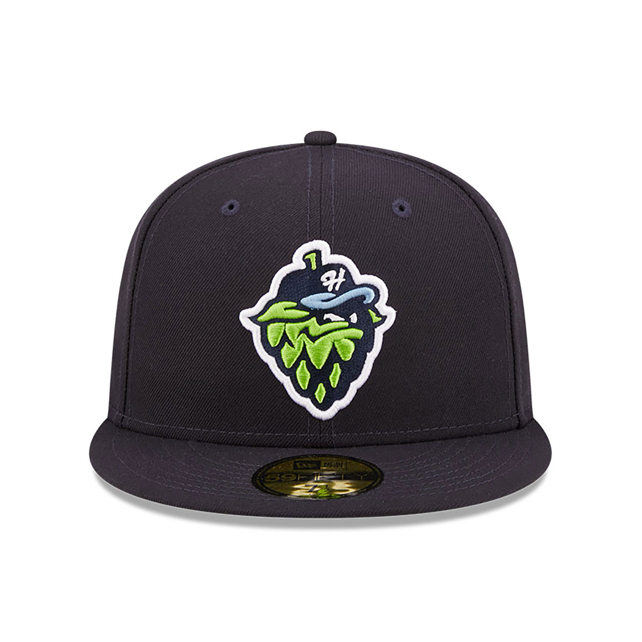 Hillsboro Hops MiLB On Field Navy 59FIFTY Fitted Cap
