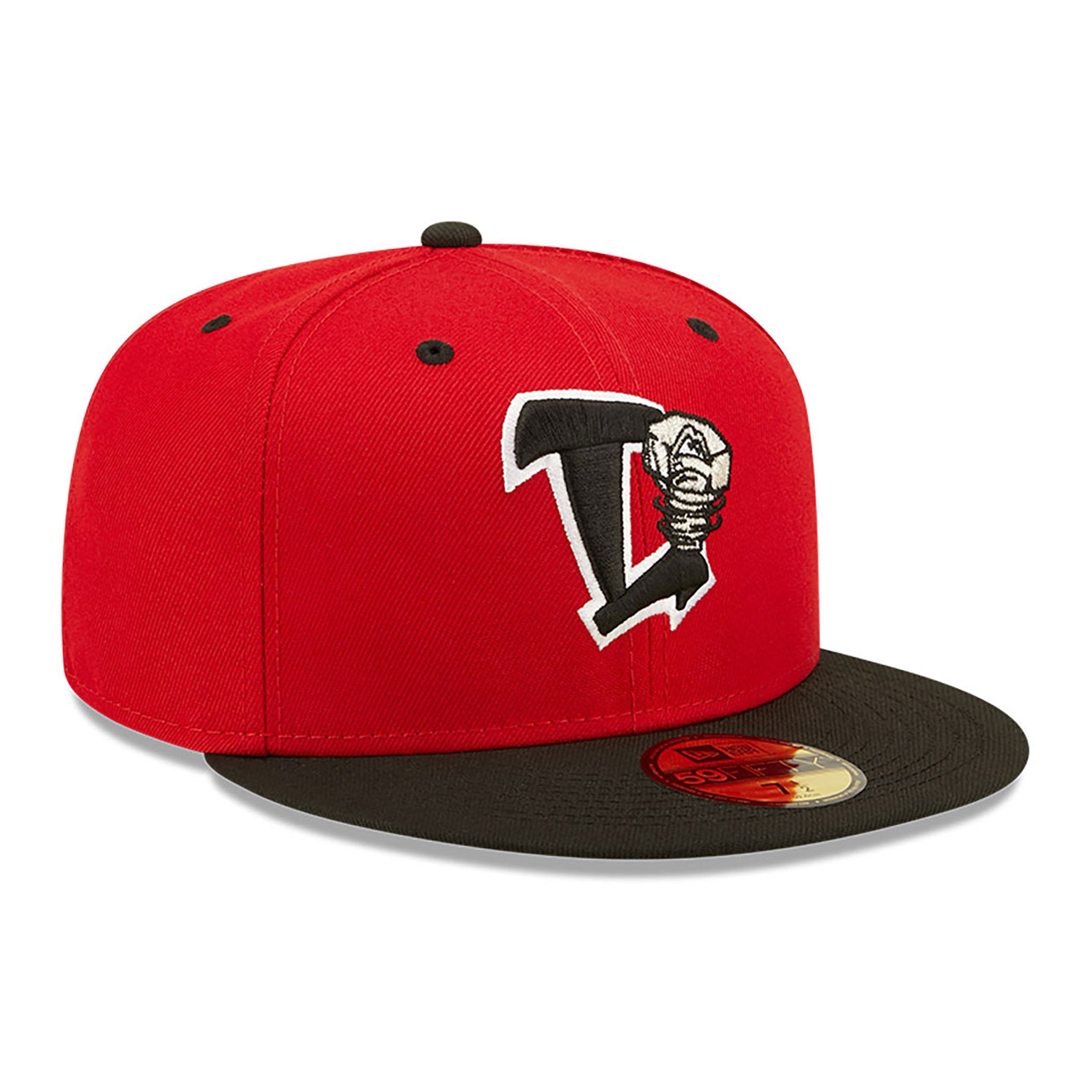 Lansing Lugnuts MiLB On Field Red 59FIFTY Fitted Cap