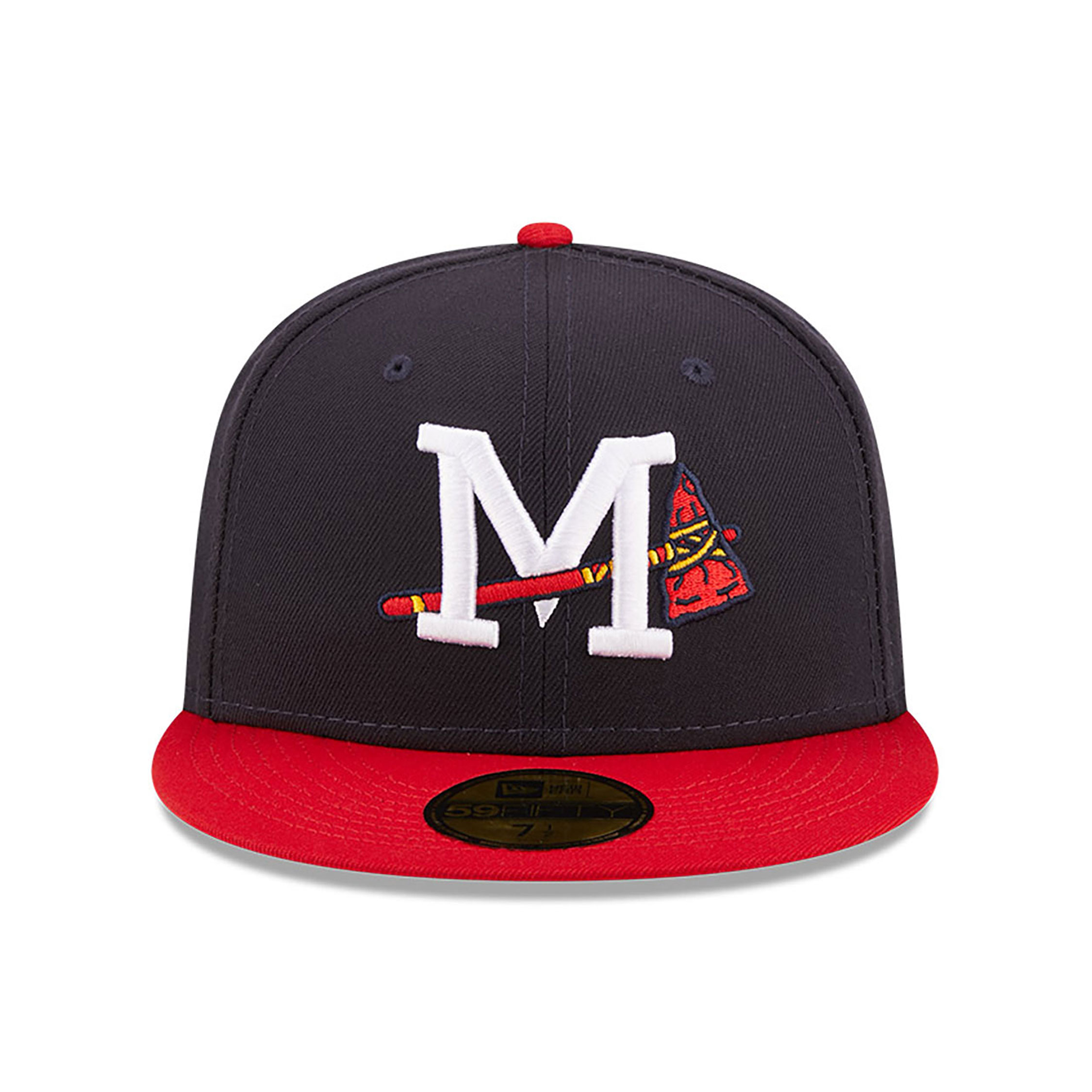 Mississippi Braves MiLB On Field Navy 59FIFTY Fitted Cap