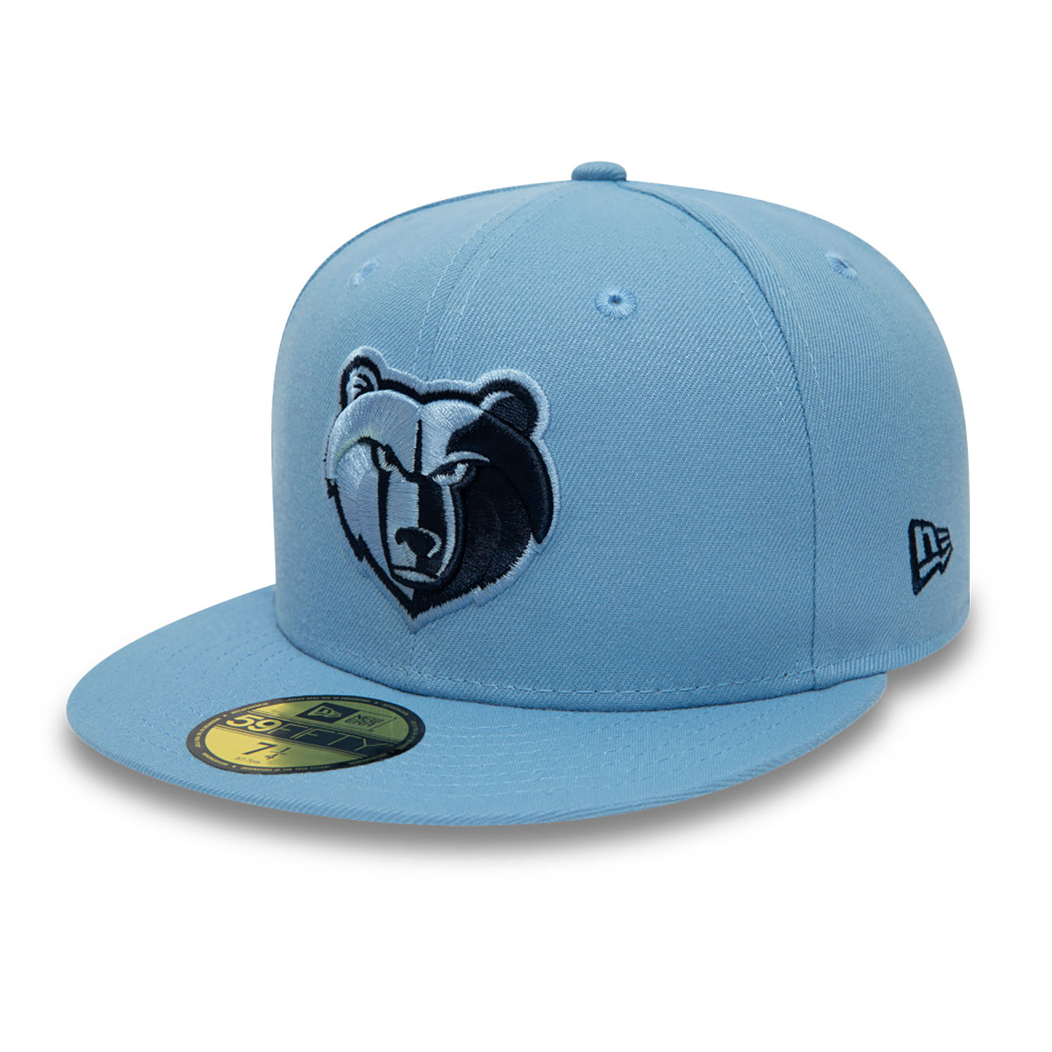 Memphis Grizzlies NBA Elevate Pastel Blue 59FIFTY Fitted Cap