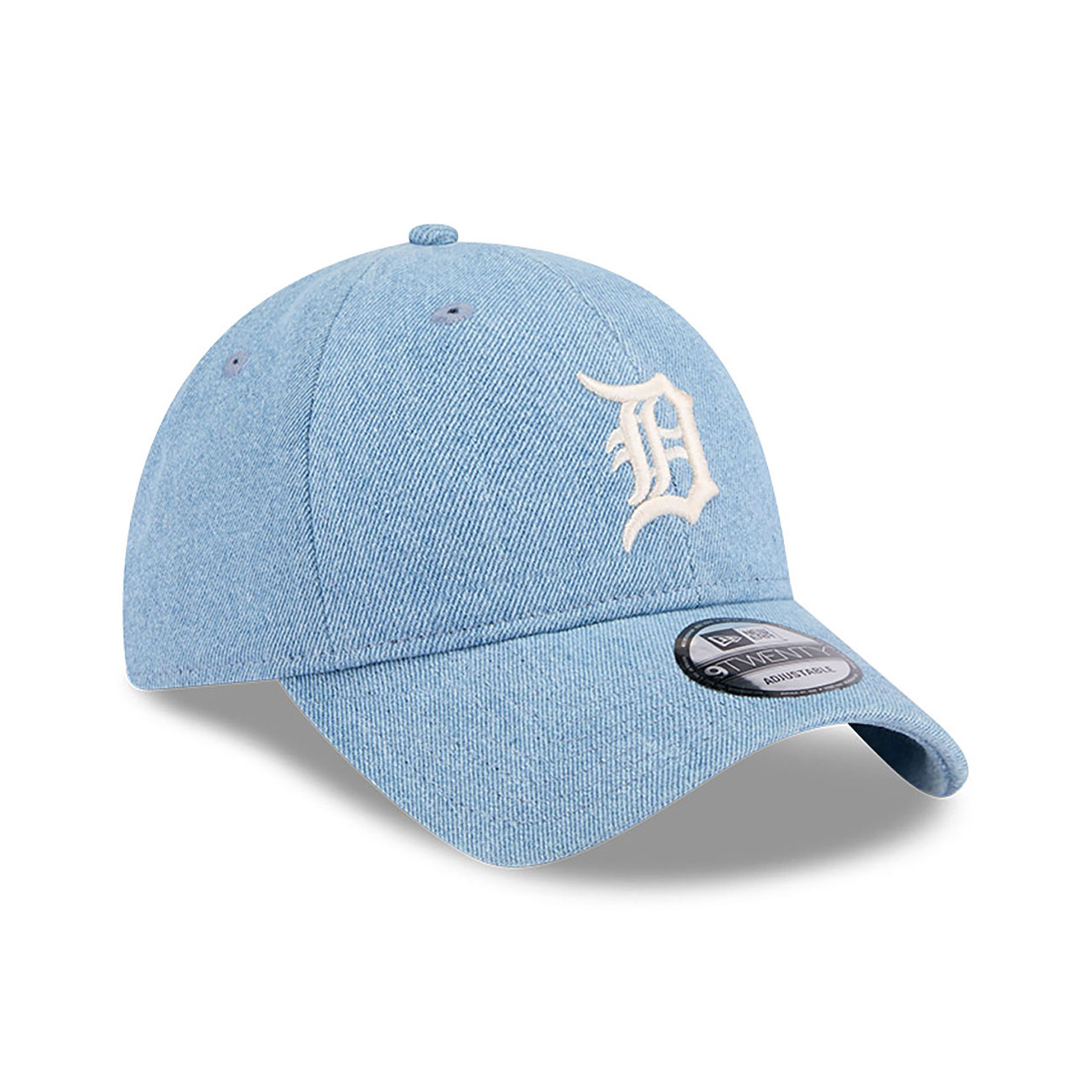 Detroit Tigers Washed Denim Light Blue 9TWENTY Adjustable Cap
