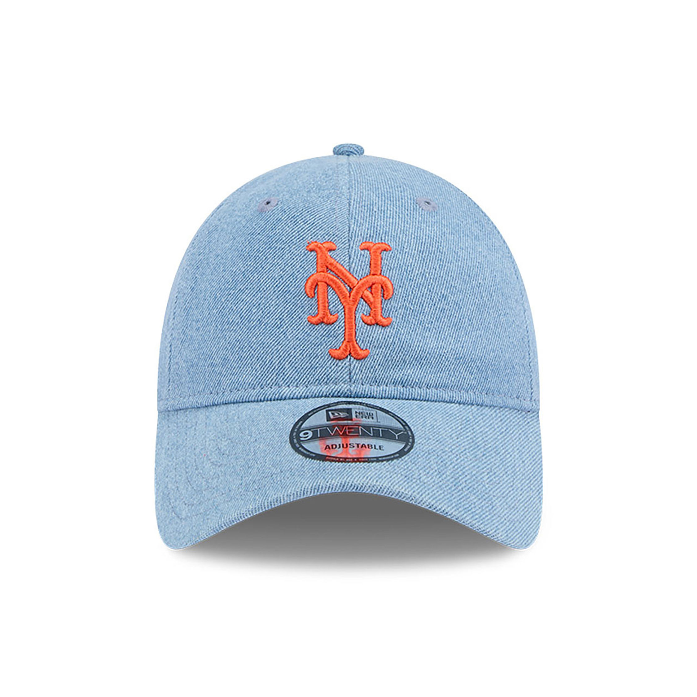 New York Mets Washed Denim Light Blue 9TWENTY Adjustable Cap