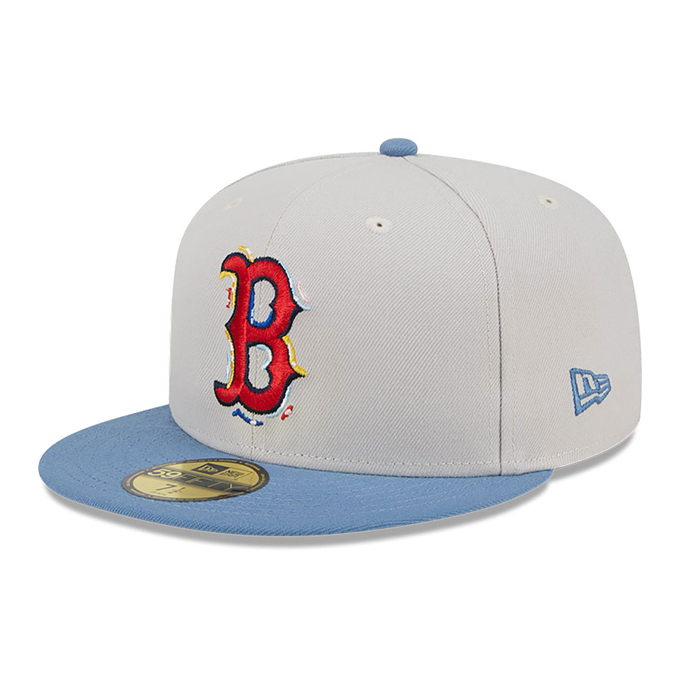 Boston Red Sox Colour Brush Light Beige 59FIFTY Fitted Cap
