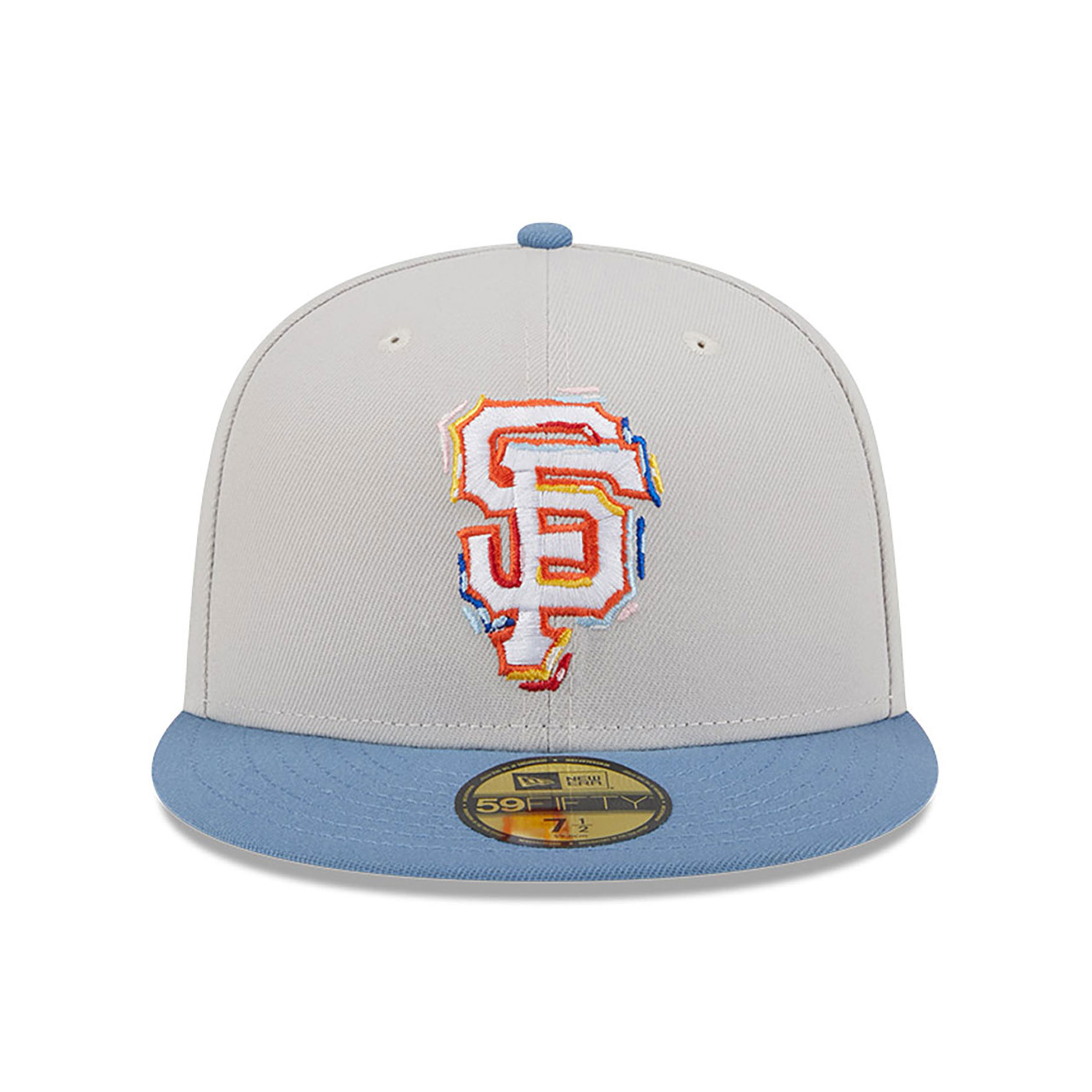 San Francisco Giants Colour Brush Light Beige 59FIFTY Fitted Cap