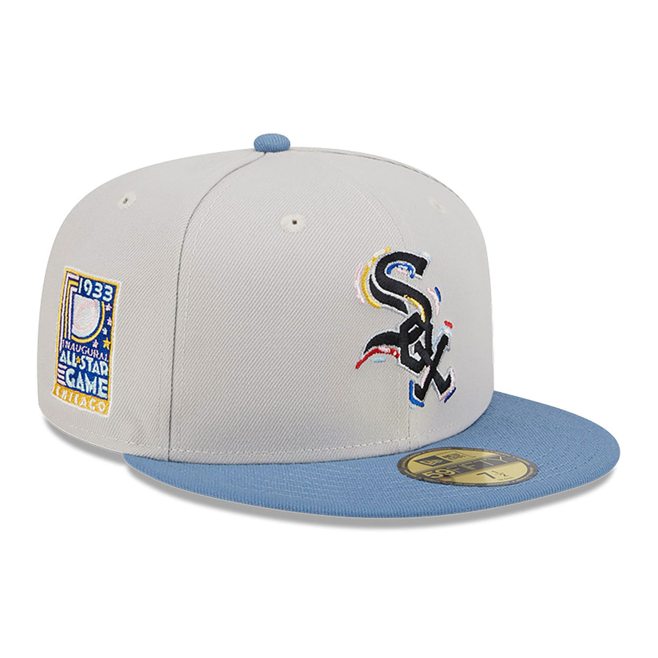 Chicago White Sox Colour Brush Light Beige 59FIFTY Fitted Cap