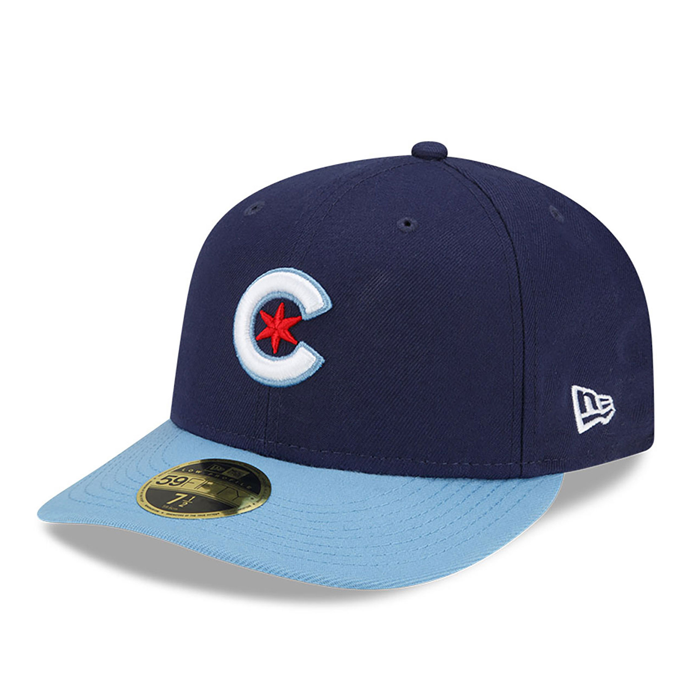 Chicago Cubs MLB City Connect 2024 Navy Low Profile 59FIFTY Fitted Cap