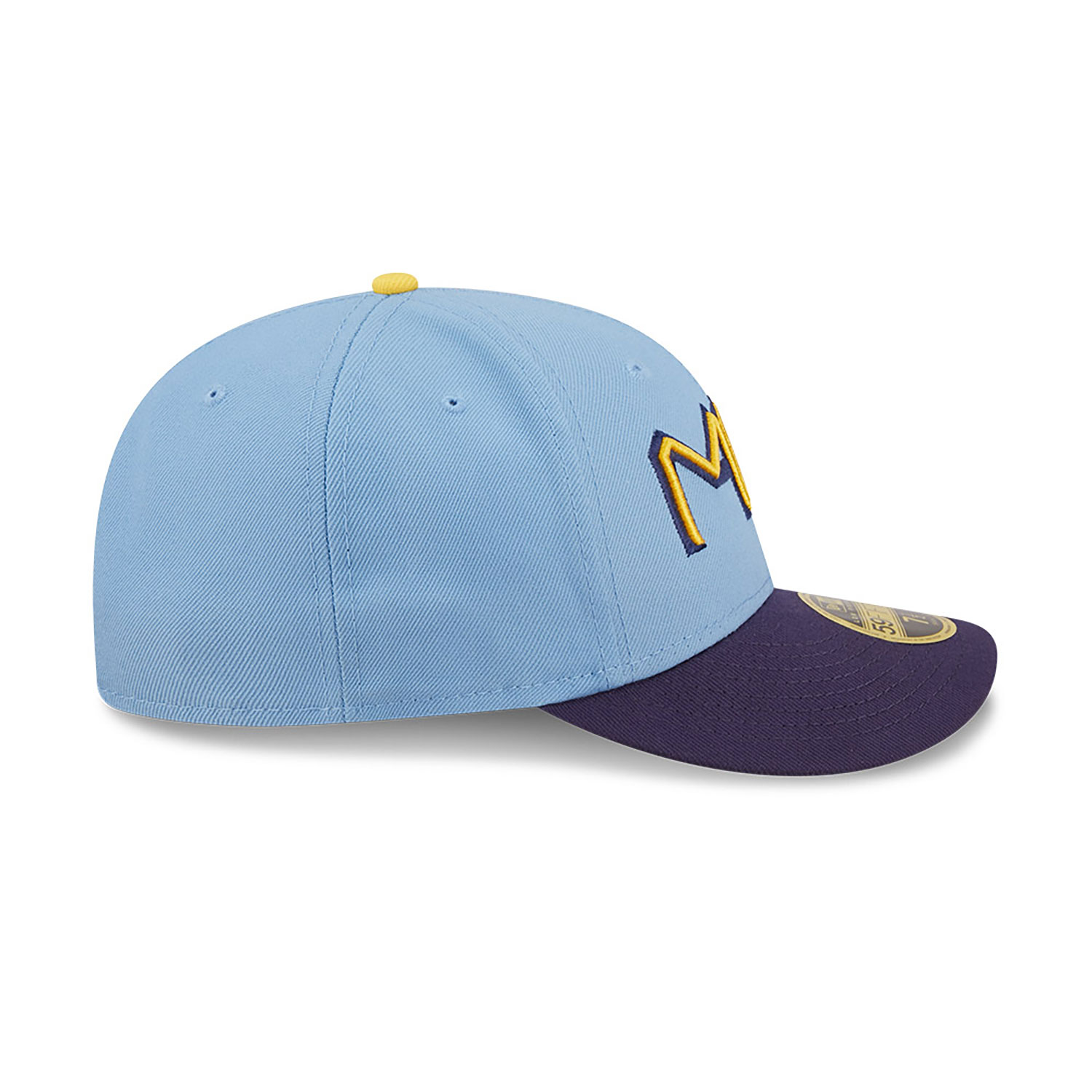 Milwaukee Brewers MLB City Connect 2024 Light Blue Low Profile 59FIFTY Fitted Cap