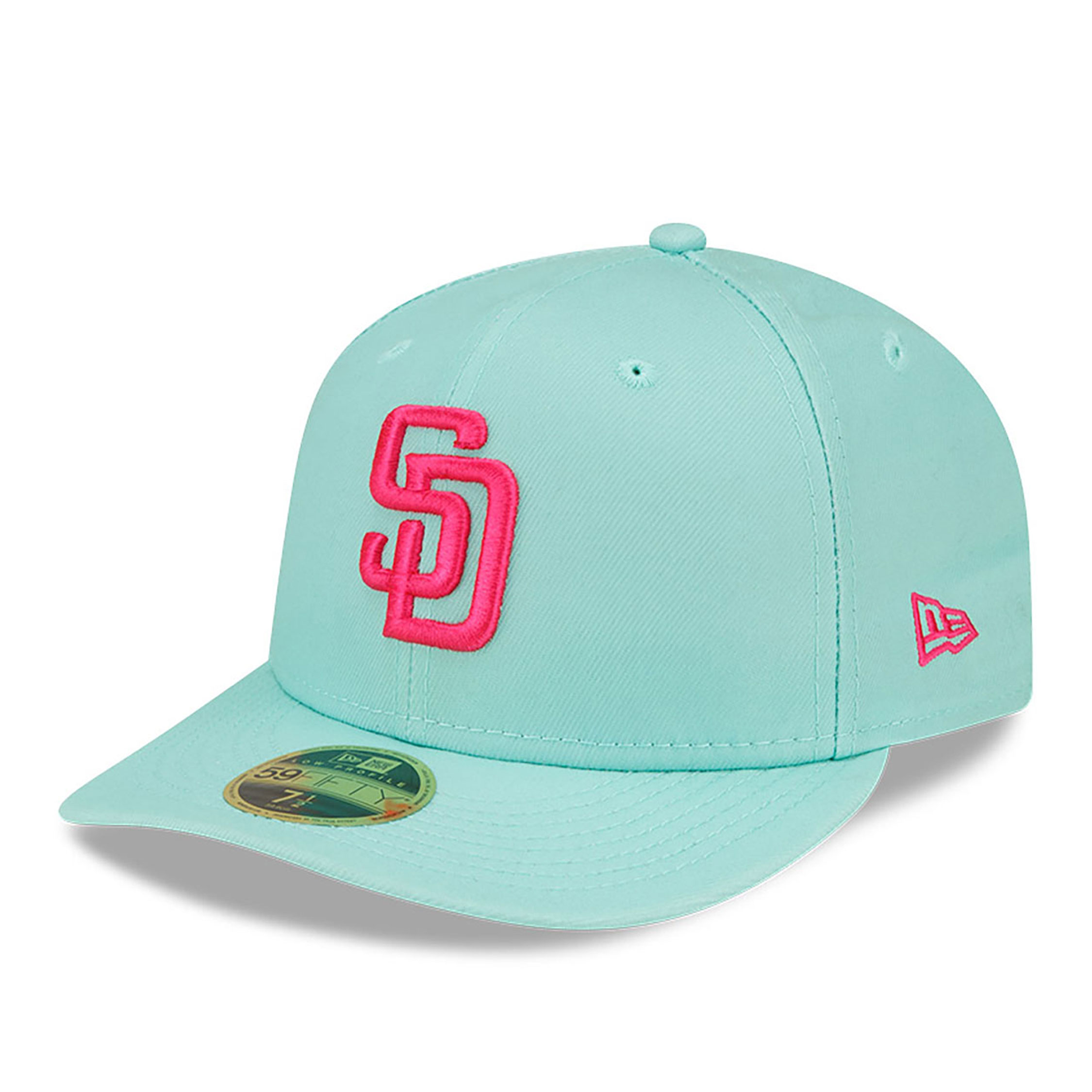 San Diego Padres MLB City Connect 2024 Turquoise Low Profile 59FIFTY Fitted  Cap