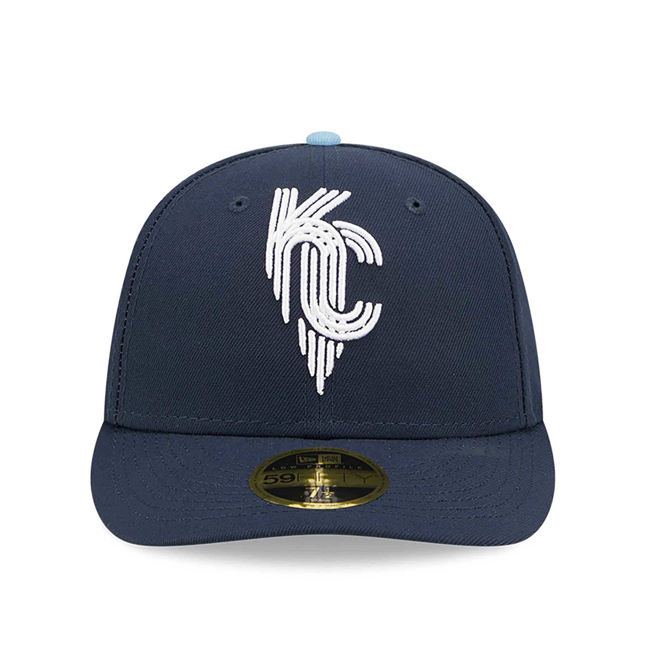Kansas City Royals MLB City Connect 2024 Navy Low Profile 59FIFTY Fitted Cap