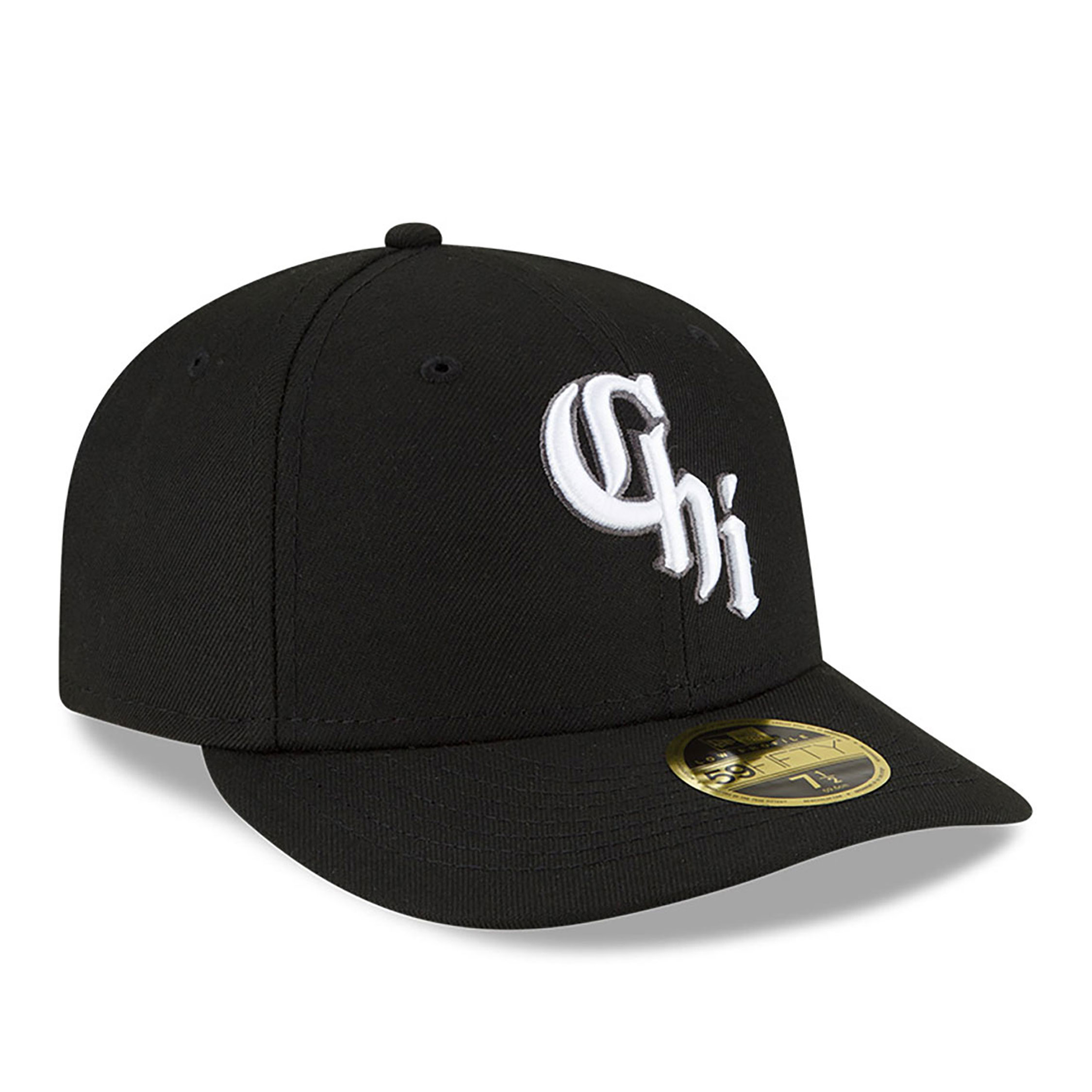 Chicago White Sox MLB City Connect 2024 Black Low Profile 59FIFTY Fitted Cap