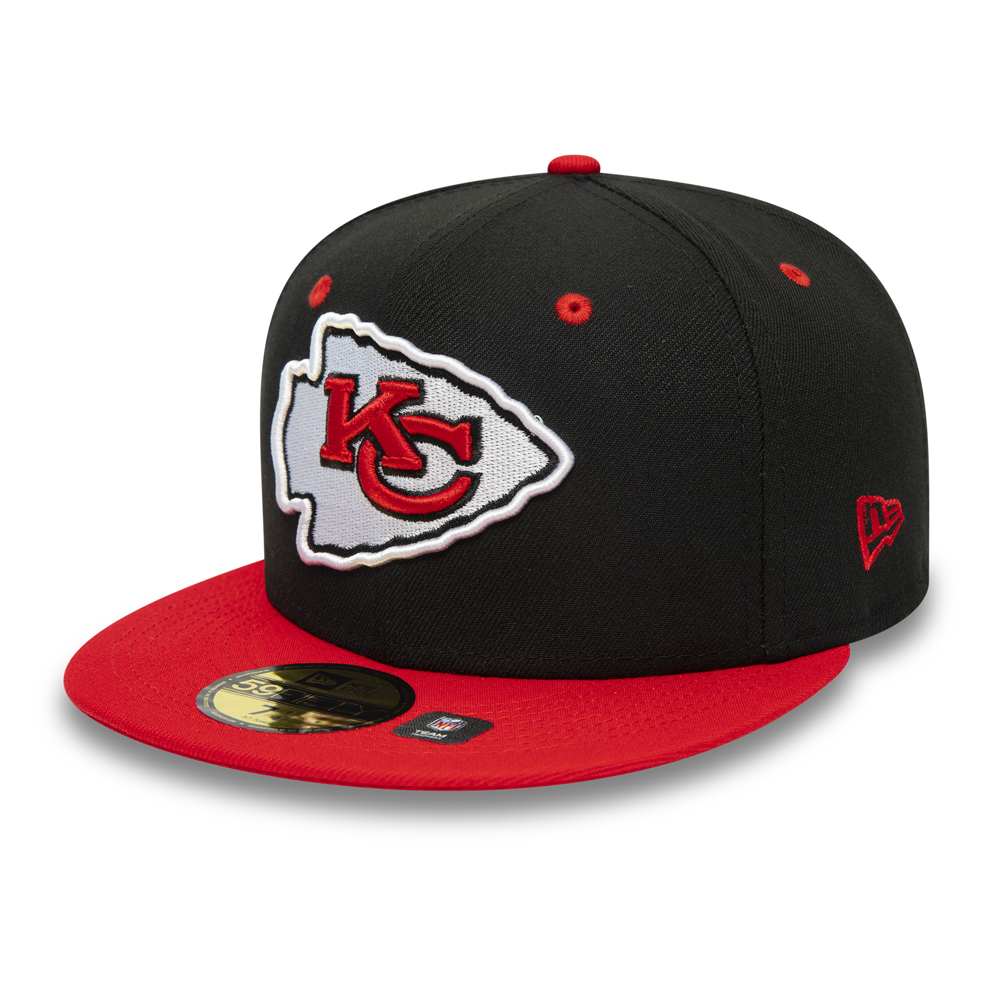 Kansas City Chiefs NFL Codename Chiefs Black and Red 59FIFTY Fitted Cap