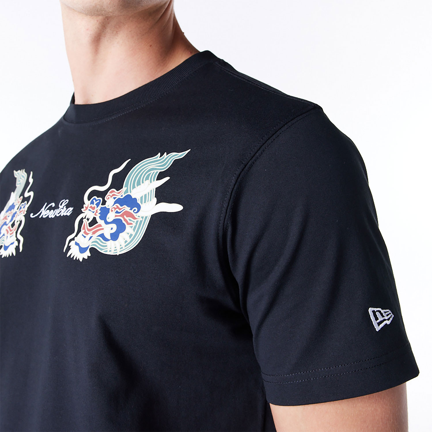 New Era Year Of The Dragon Black T-Shirt