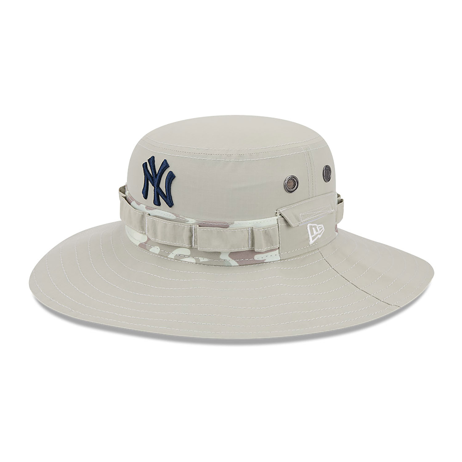 New York Yankees Fairway Light Beige Adventure Bucket Hat