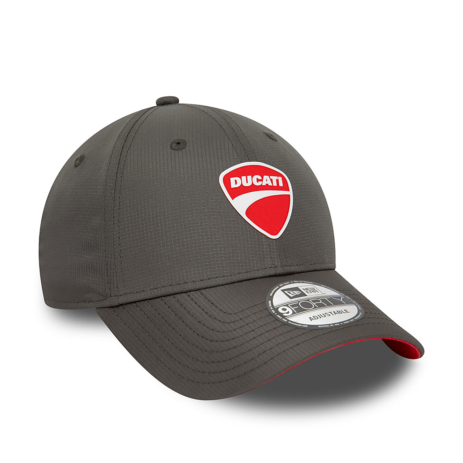 Ducati Motor Logo Ripstop Grey 9FORTY Adjustable Cap