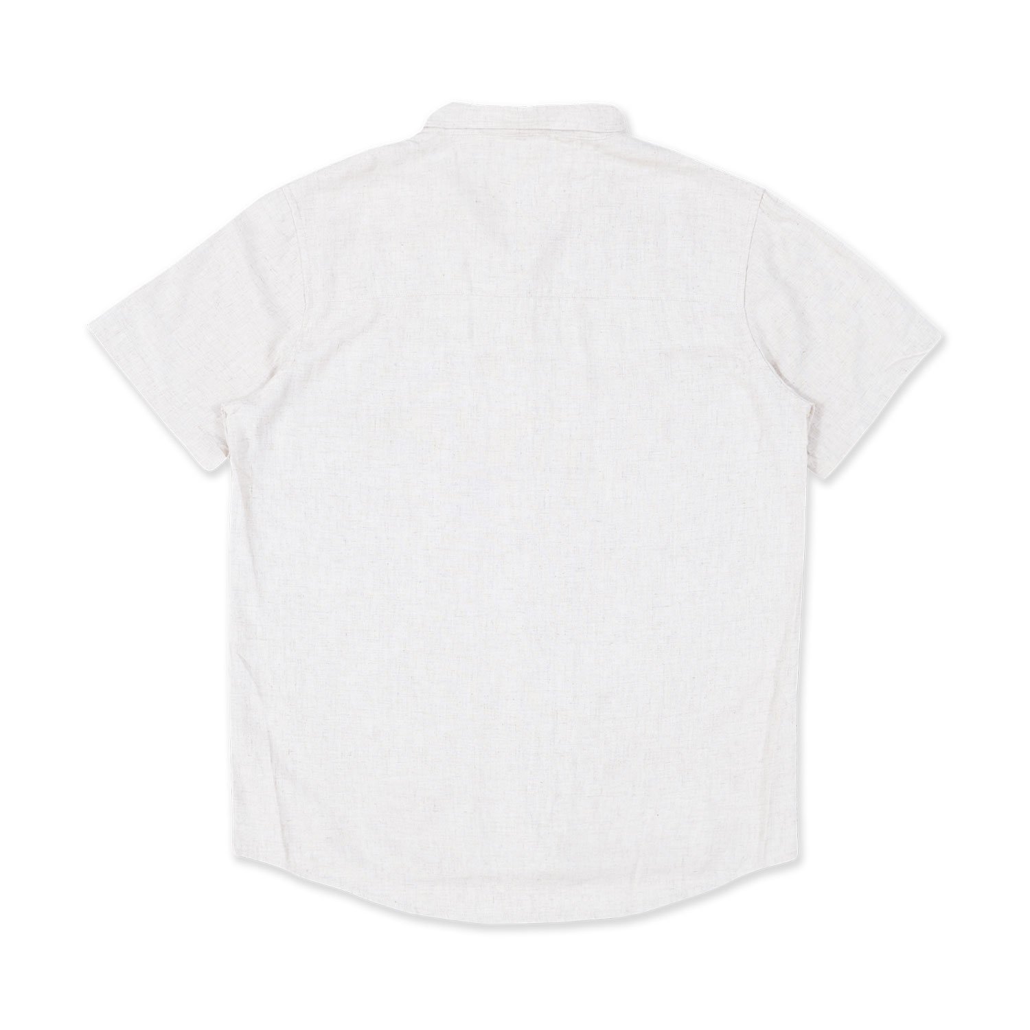New Era Soft Nature-Linen Stone Short Sleeve Shirt