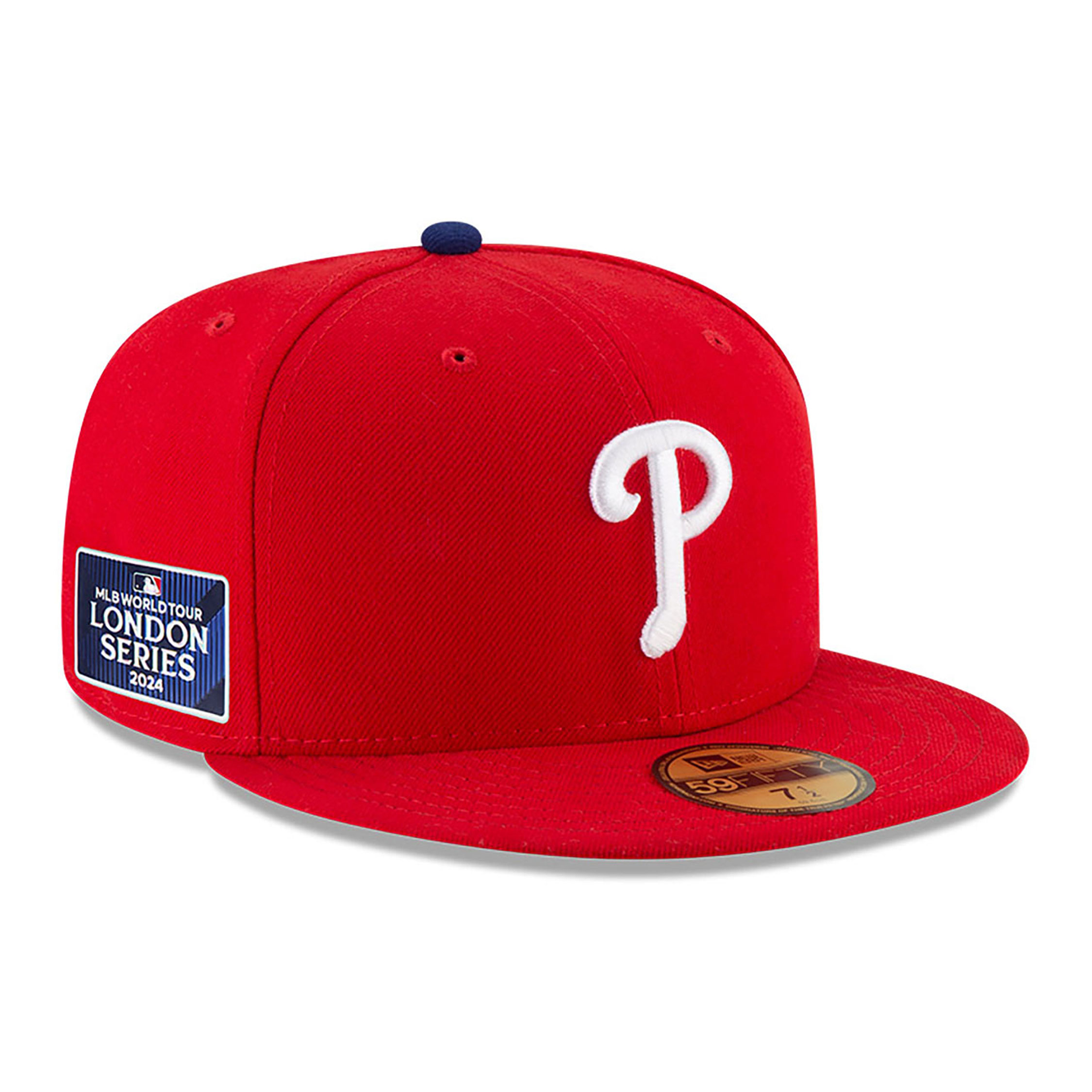 Philadelphia Phillies MLB London Series 2024 Red 59FIFTY Fitted Cap