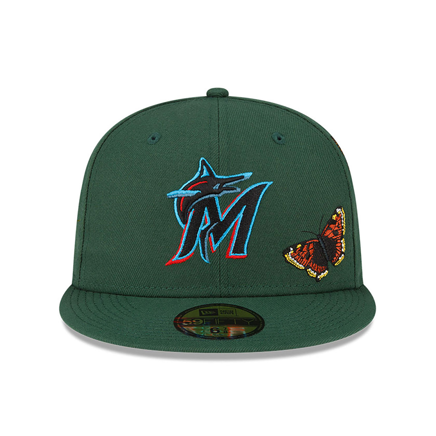 Miami Marlins MLB x Felt Green 59FIFTY Fitted Cap